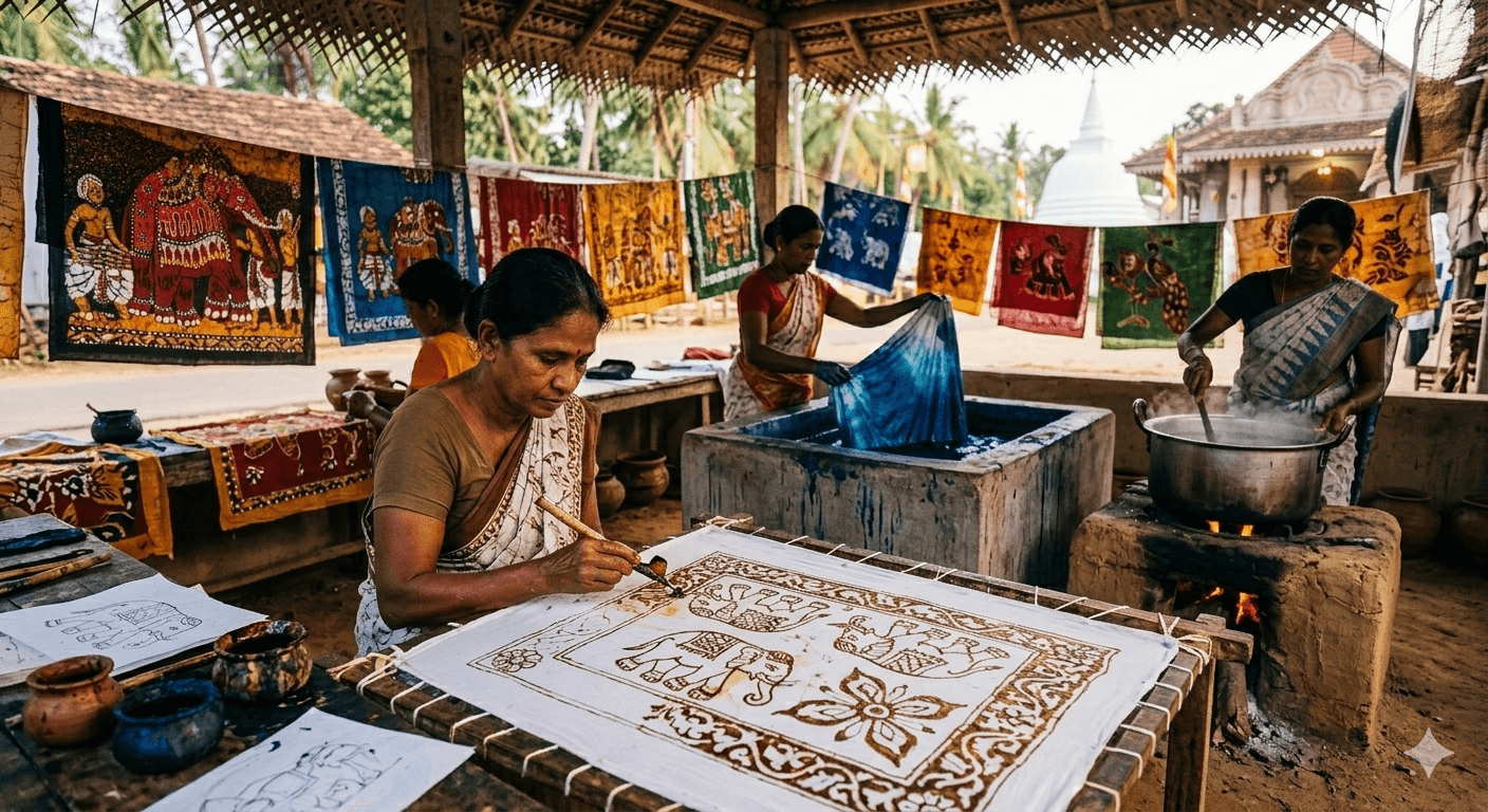 Traditional batik art experience